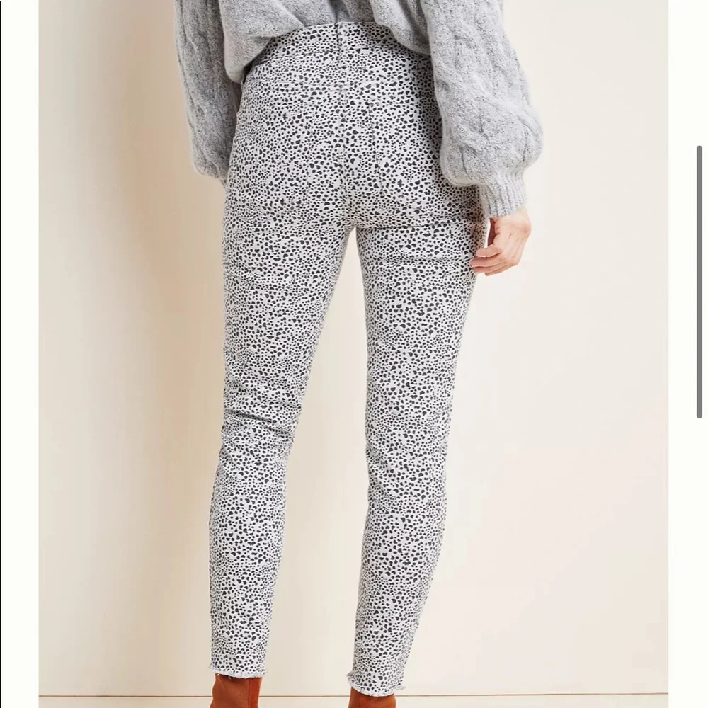 Ella Moss Pebble Print High Rise Skinny Ankle - Picture 2 of 10